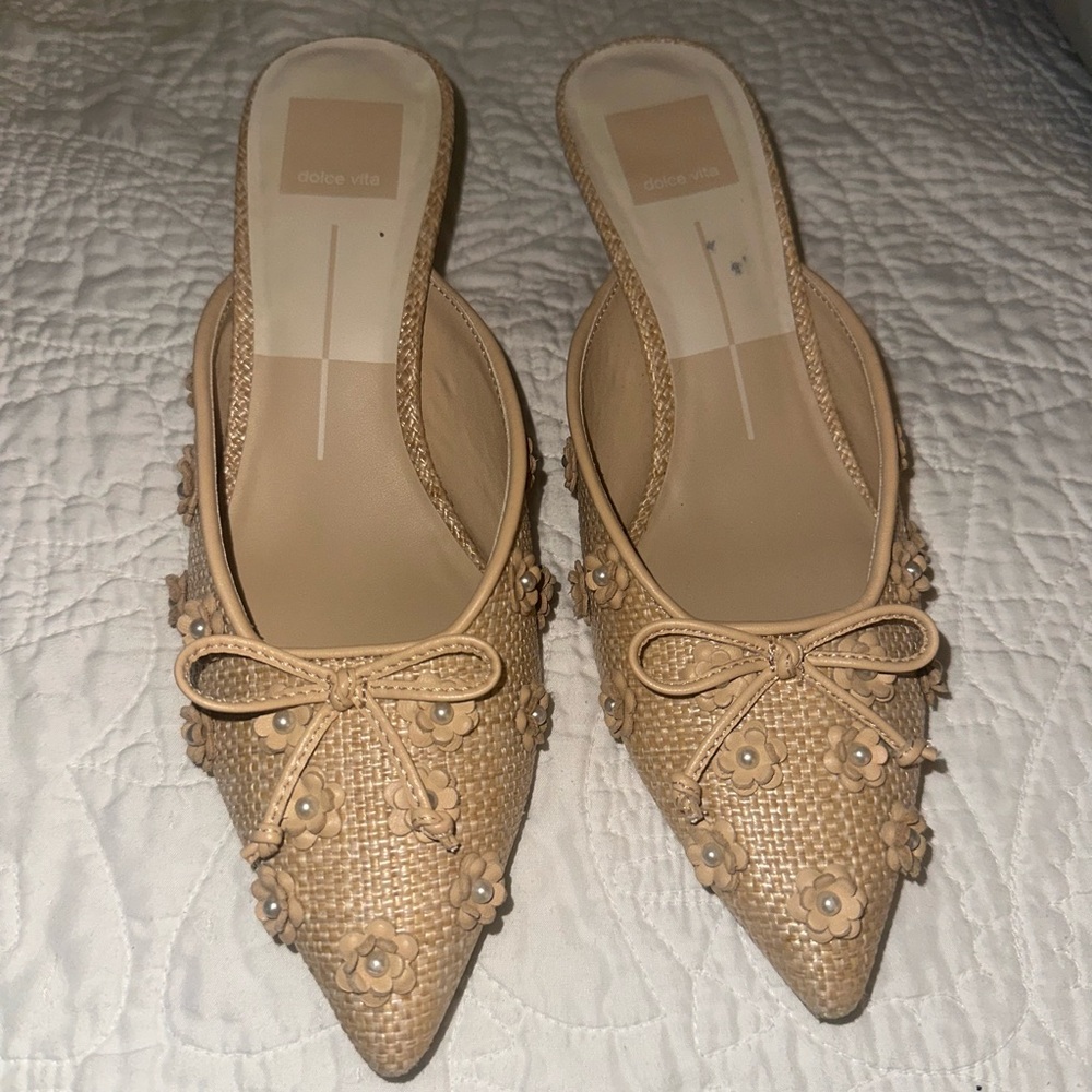 Dolce Vita Raffia CAMILO HEEL